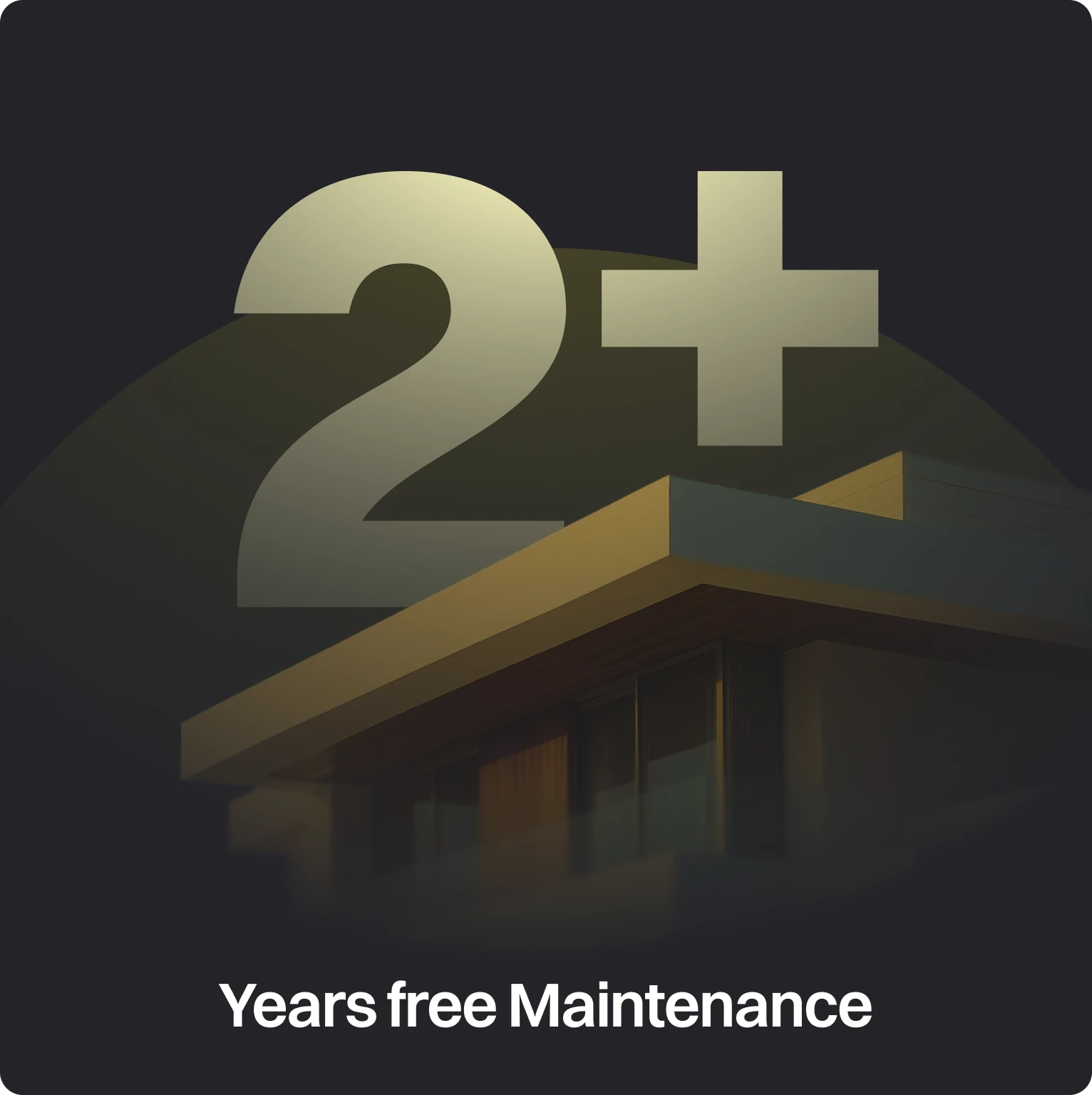 2+ years free maintenance