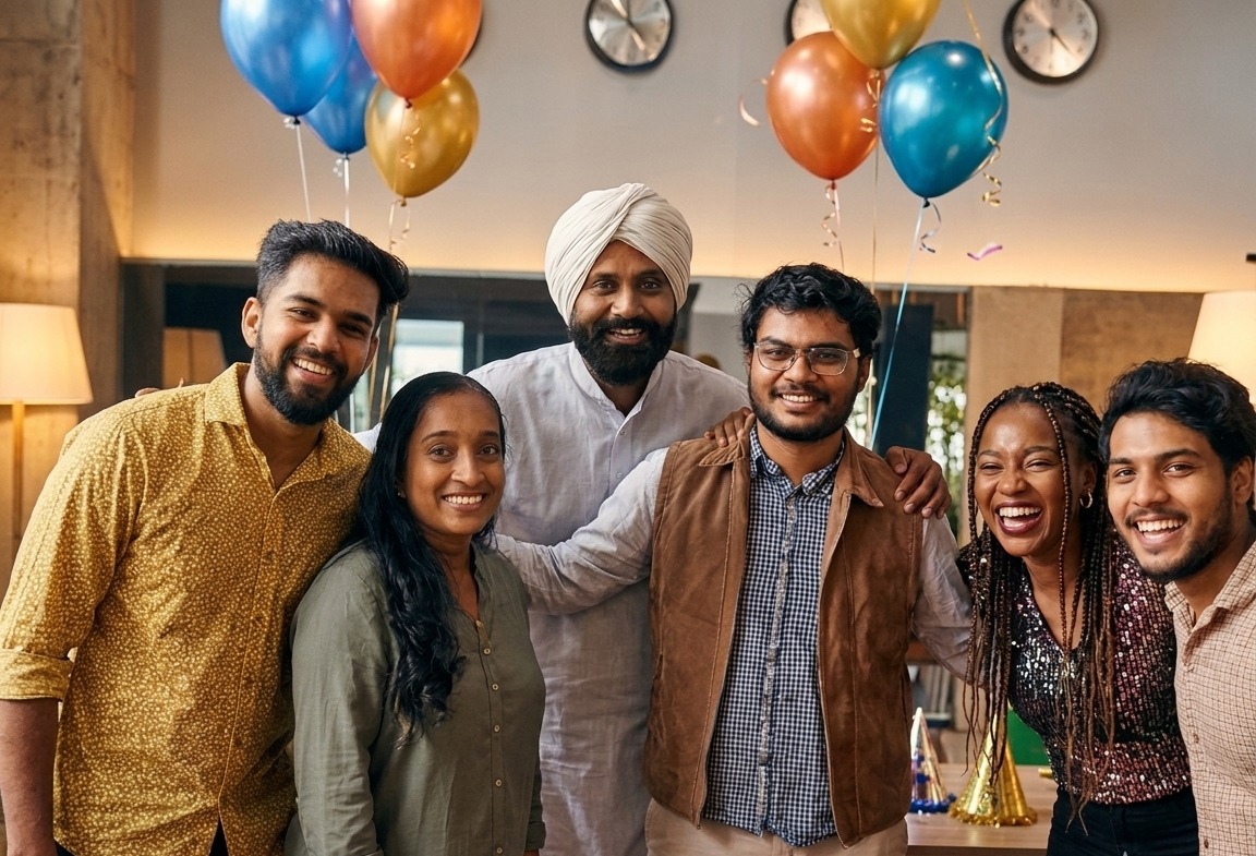 Reidius Infra team celebration